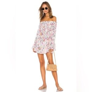 Tularosa Strapless Floral Dress